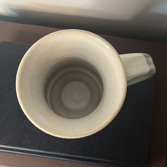 Dock 6 Pottery Handmade Gray & White Color Block Large Mug - Picture 5 of 7